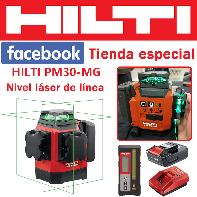 【Dovezeno z Ameriky】Hilti laserová hladina PM30-MG 16 linek