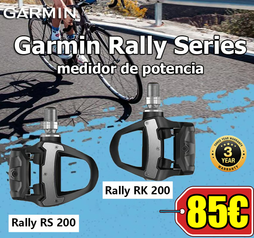 【El Corte Inglés 83º aniversario】Medidores de potencia en pedales de la serie Garmin Rally
