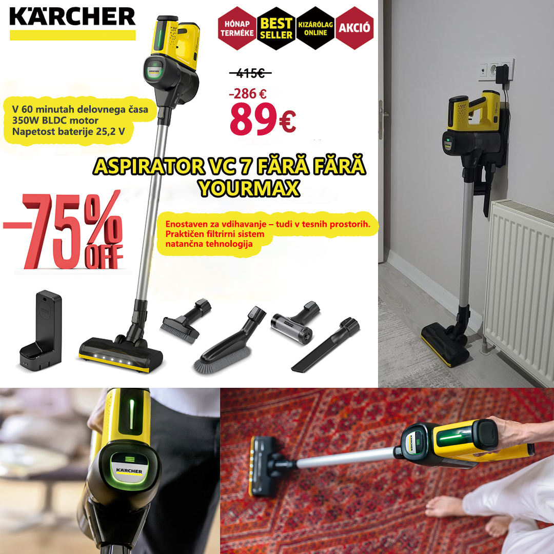 Karcher SESALNIK VC 7 BATERIJSKI YOURMAX