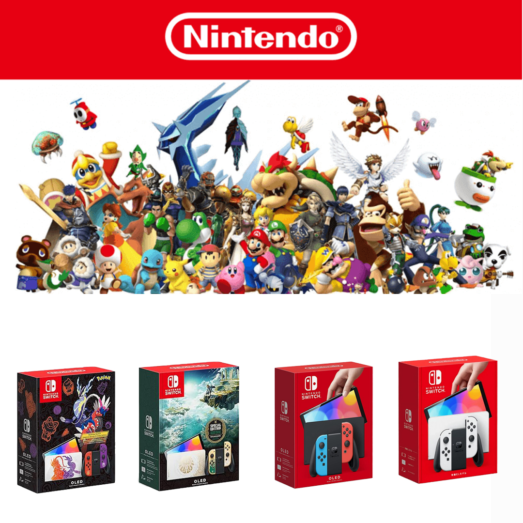 Nintendo Switch Handheld-Spielekonsole Nintendo/NS-Version mit Akkulaufzeit, OLED-Version, Handheld-Spielekonsole, Familienparty-Videospiel, Akkulaufzeit, rote und blaue Spielekonsole