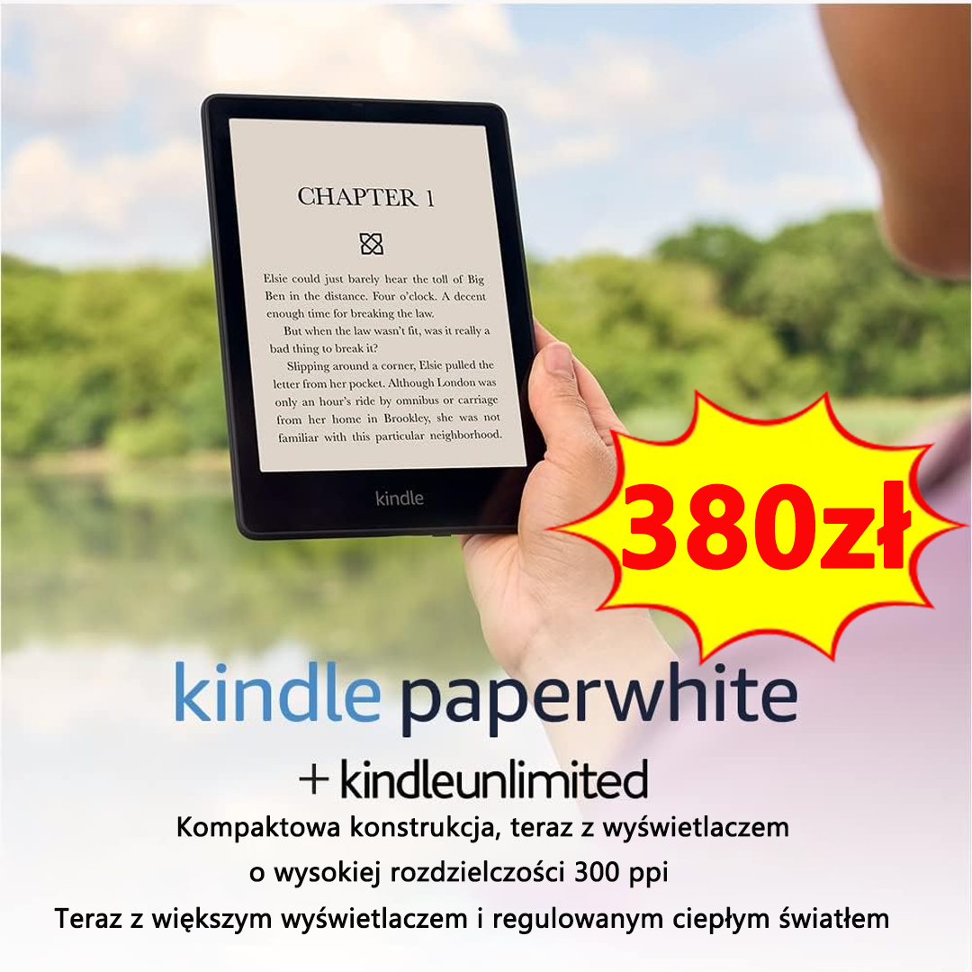 Kindle Paperwhite (16 GB) – teraz z wyświetlaczem 6,8 cala i regulowanym ciepłym światłem + 3 miesiące gratis z Kindle Unlimited (automatyczne odnawianie)